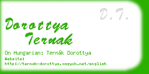 dorottya ternak business card